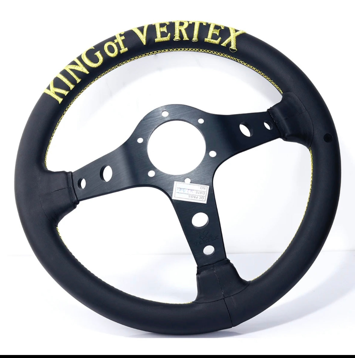 Vertex fatlace steering wheel (black)